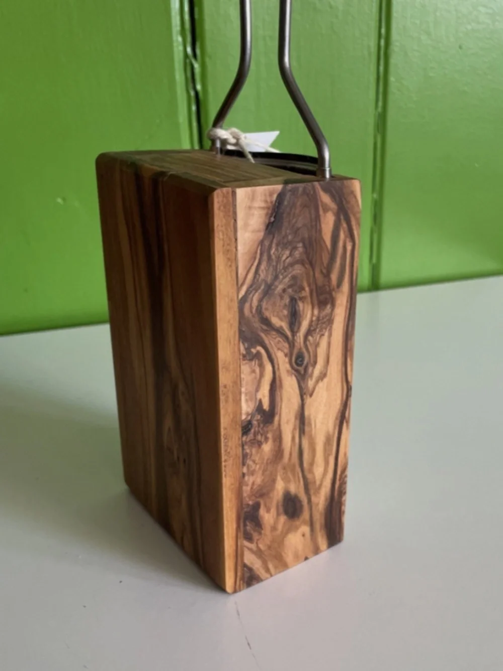NEW - SUR LA TABLE ITALIAN OLIVE WOOD BOX CHEESE GRATER